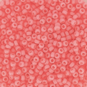 Rocaille Miyuki Duracoat 15/0 4466 - Dyed Opaque Light Carnation x8g