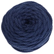 Bobine de cordon en coton pour macramé Cotton Air 5 mm - Indigo x50m|raw }}