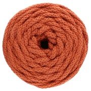 Bobine de cordon en coton pour macramé Cotton Air 5 mm - Terracotta x50m