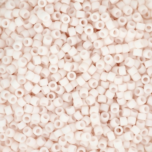 Miyuki Delica 11/0 DB1510 - Opaque Bisque White Mat - paquet de 100g