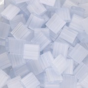 Miyuki Tila Beads 5x5x1.9 mm TL-2596 - Silk Pale Light Grey x10g