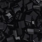 Miyuki Tila Beads 5x5x1.9 mm TL-401 - Black x100g