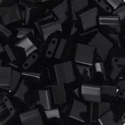 Miyuki Tila Beads 5x5x1.9 mm TL-401 - Black x100g