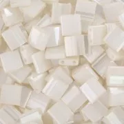 Miyuki Tila Beads 5x5x1.9 mm TL-592 Antique Ivory Pearl Ceylon x100g