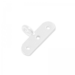 Embout 3 rangs 14x8 mm en Argent 925 x1