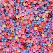Perles rocailles Preciosa  11/0 2 mm - Mix Pastel x20g