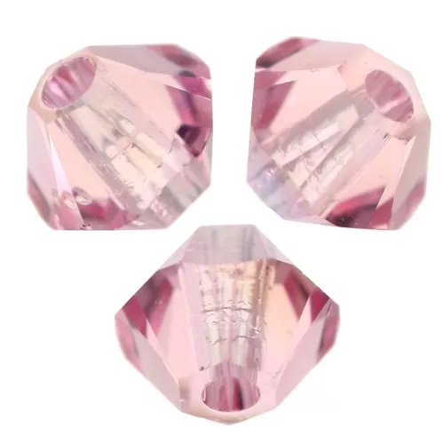 Toupies en cristal PureCrystal 5328 3 mm - Light Rose Moonlight x50
