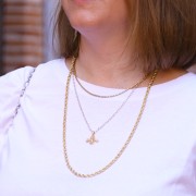 Chaîne maille jaseron ovale 2.7 mm argenté x 1m