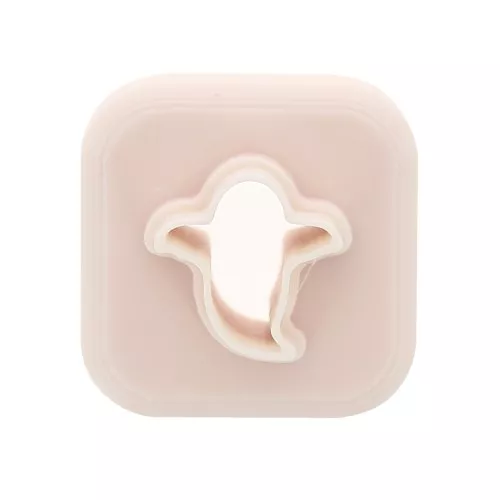Mini emporte-pièce fantôme 11 mm en polymère biodégradable - Beige x1