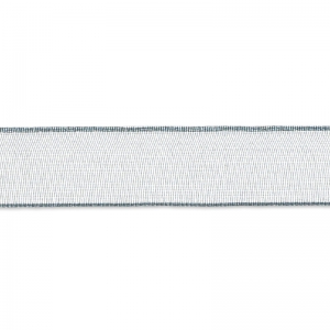 Ruban Organza 6 mm Gris x 1m