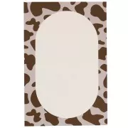 Animaux - Cartes à bijoux 9x6 cm - Motif vache - Sépia - Marron - Crème x20 Cartes à bijoux 9x6 cm - Motif vache - Sépia - Marron - Crème x20