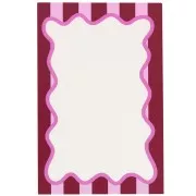 Rayés - Cartes à bijoux 9x6 cm - Motif rayures - Rose - Bordeaux - Blanc x20 Cartes à bijoux 9x6 cm - Motif rayures - Rose - Bordeaux - Blanc x20