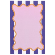 Cartes à bijoux 9x6 cm - Motif rayures - Violet - Blanc - Rose x20|raw }}