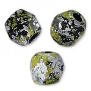 Facettes 3 mm Jet Tweedy Yellow x50