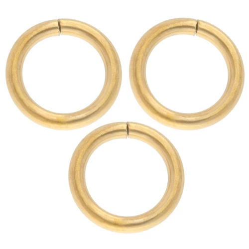 Anneaux ouverts 10x1.45 mm - Acier inoxydable 304 Doré x10