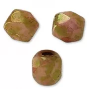 Facettes 3 mm Chalk White Roman Rose x50