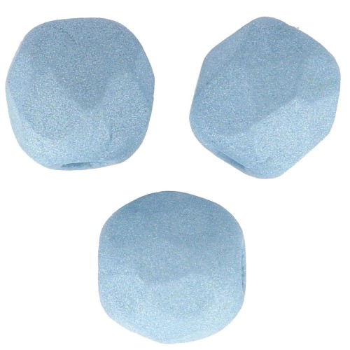 Facettes 3 mm Alabaster Saturated Periwinkle x50