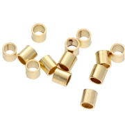 Tubes à écraser 2.5x2.5 mm - Gold Filled x30