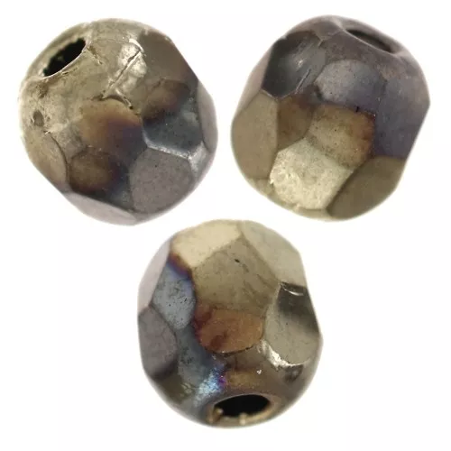 Facettes 3 mm Crystal California Graphite x50