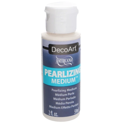 Médium pour peinture acrylique multi-surfaces - DecoArt Americana - Nacré x59ml