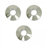 Rondelles toupies 6 mm en acier inoxydable x10