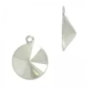 Serti pendentif à coller 1122  8 mm en Acier inox