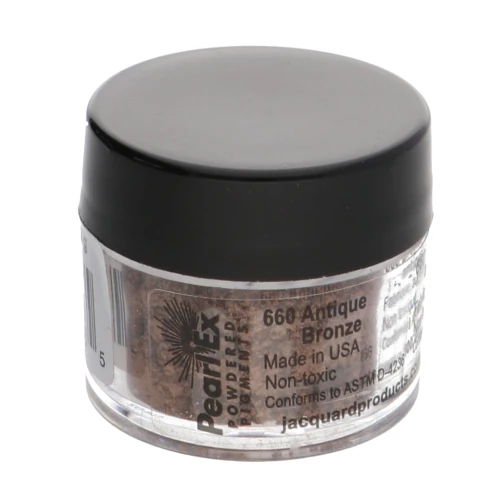 Poudre de mica Pearl Ex pour la pâte polymère - Antique Bronze n°660 x3g