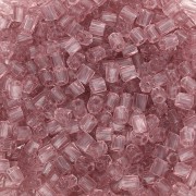 Bugles Twist Miyuki 10/0 Hex Cut 142 - Transparent Smoky Amethyst x10g