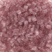 Bugles Twist Miyuki 10/0 Hex Cut 142 - Transparent Smoky Amethyst x10g