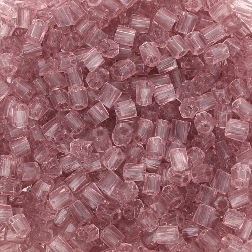 Bugles Twist Miyuki 10/0 Hex Cut 142 - Transparent Smoky Amethyst x10g