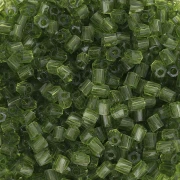 Bugles Twist Miyuki 10/0 Hex Cut 158 - Transparent Olive Green x10g