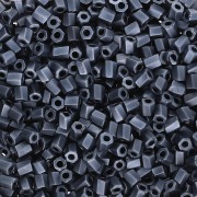 Bugles Twist Miyuki 10/0 Hex Cut 2001 - Gunmetal Mat x10g
