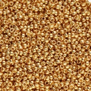 Rocaille Miyuki 15/0 191 - 24kt Gold Plated x50g