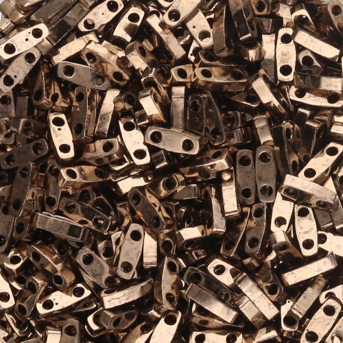 Miyuki Quarter Tila Beads 5x1.2x1.9 mm QTL-457 Dark Bronze Metallic paquet de 100g