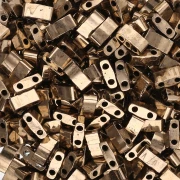 Miyuki Half Tila Beads 5x2.3x1.9 mm HTL-457 - Dark Bronze Metallic paquet de 100g