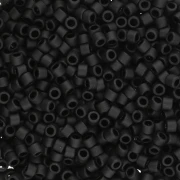 Miyuki Delica 10/0 DBM0310 - Mat Black paquet de 100g