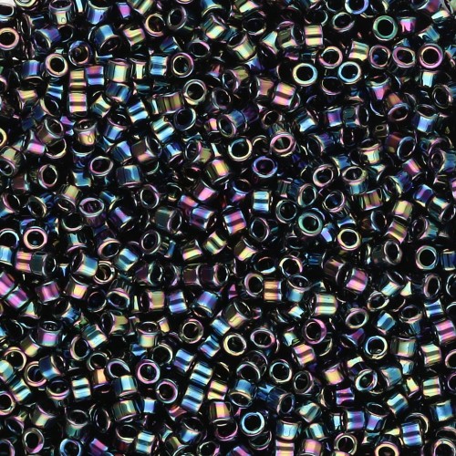 Miyuki Delica 11/0 DB0005 - Variegated Blue Iris Metallic paquet de 100g