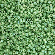 Miyuki Delica 11/0 DB0163 - Opaque Green AB x100g