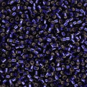 Miyuki Delica 11/0 DB0609 - Dark Purple Dyed Silver Lined x100g
