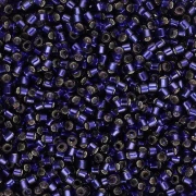 Miyuki Delica 11/0 DB0609 - Dark Purple Dyed Silver Lined x100g