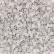 Miyuki Delica 11/0 DB1271 - Mat Transparent Gray Mist paquet de 100g
