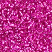 Miyuki Delica 11/0 DB1340 - Dyed Silver Lined Fuchsia x100g