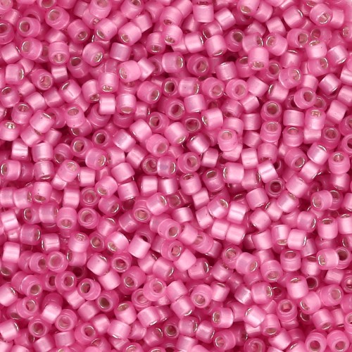 Miyuki Delica Duracoat 11/0 DB2174 - Alabaster S/L Dyed Pink Parfait x100g