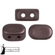 Perles en verre Lipsi® par Puca® 4x6 mm - Metal Shine Plum x10g|raw }}