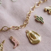 Mes bijoux DIY - Kit bijoux Collier Western en Acier Inoxydable Doré