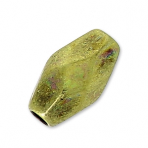 Olives facettées 7x4 mm bronze x5