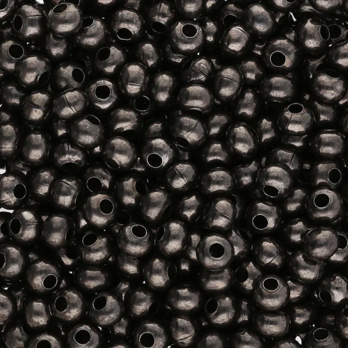 Rocailles en métal 8/0 - Gunmetal x10g