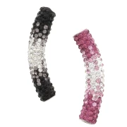 Cadeau - Tube plasticine strass Coréen 47x9 mm - Couleur aléatoire x1