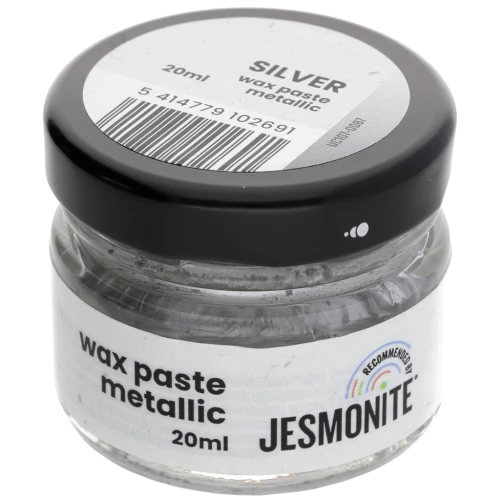 Pâte de cire métallique - Jesmonite - Argenté x20ml