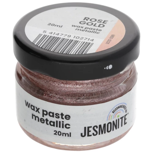Pâte de cire métallique - Jesmonite - Doré Rose x20ml